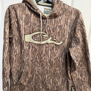 Drake Brown Camo Hoodie with Cream Accents
